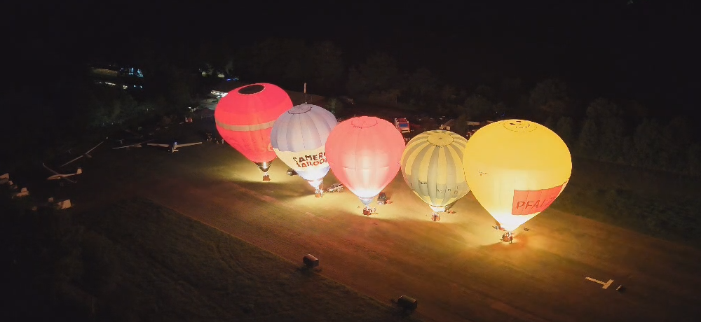 Ballon glühen am 31.8.2024